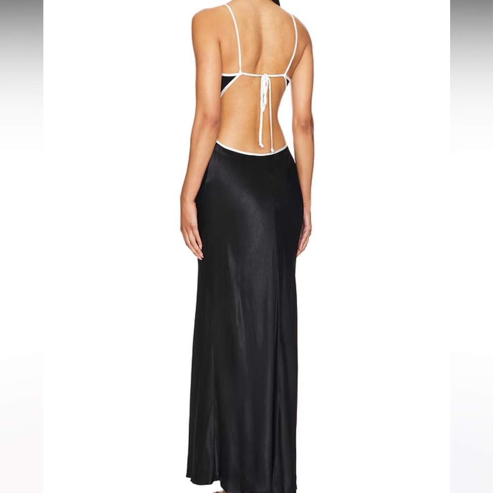 Bec + Bridge Cedar City Maxi Dress in Black & Ivory - Picture 2 of 5